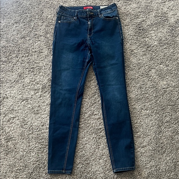 Guess Women's Navy Skinny Jeans - Picture 1 of 6